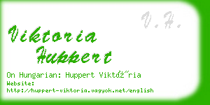 viktoria huppert business card